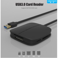 Đầu đọc thẻ 5 trong 1 USB 3.0 Vention CEDBD